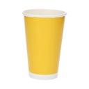 VASO 12 OZ PAPER PLUS AMARILLO 20/50 - CJ1000