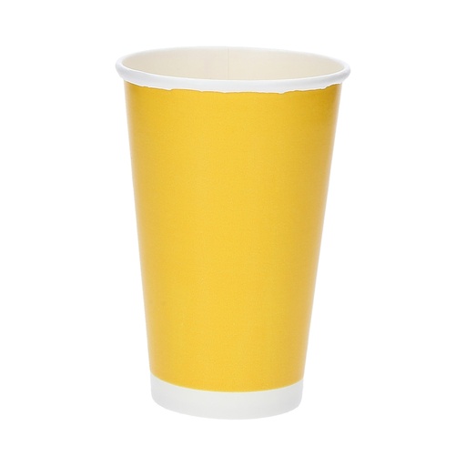 [PV0121-CJ1000] VASO 12 OZ PAPER PLUS AMARILLO 20/50 - CJ1000